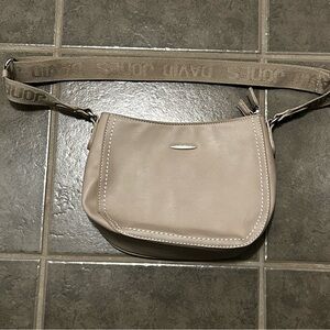 DAVID JONES Taupe Shoulder Bag